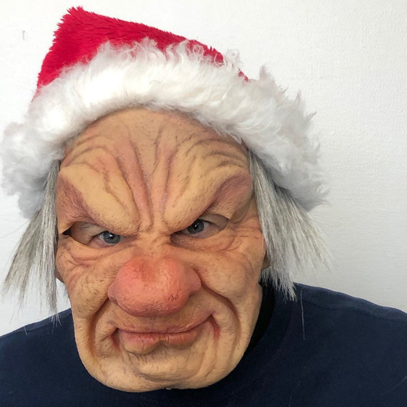 Realistic Old Man Character Mask for Halloween