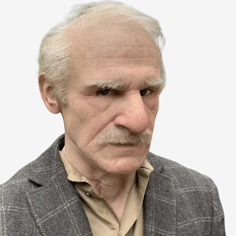Realistic Old Man Character Mask for Halloween