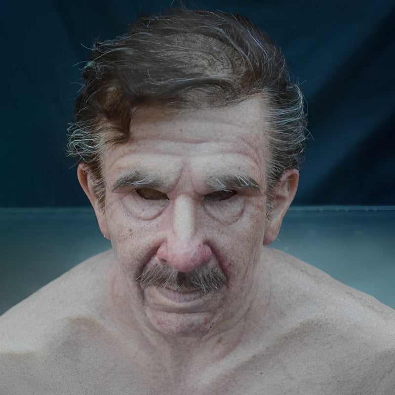 Realistic Old Man Character Mask for Halloween