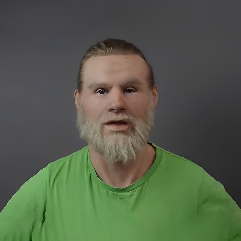 Realistic Old Man Character Mask for Halloween