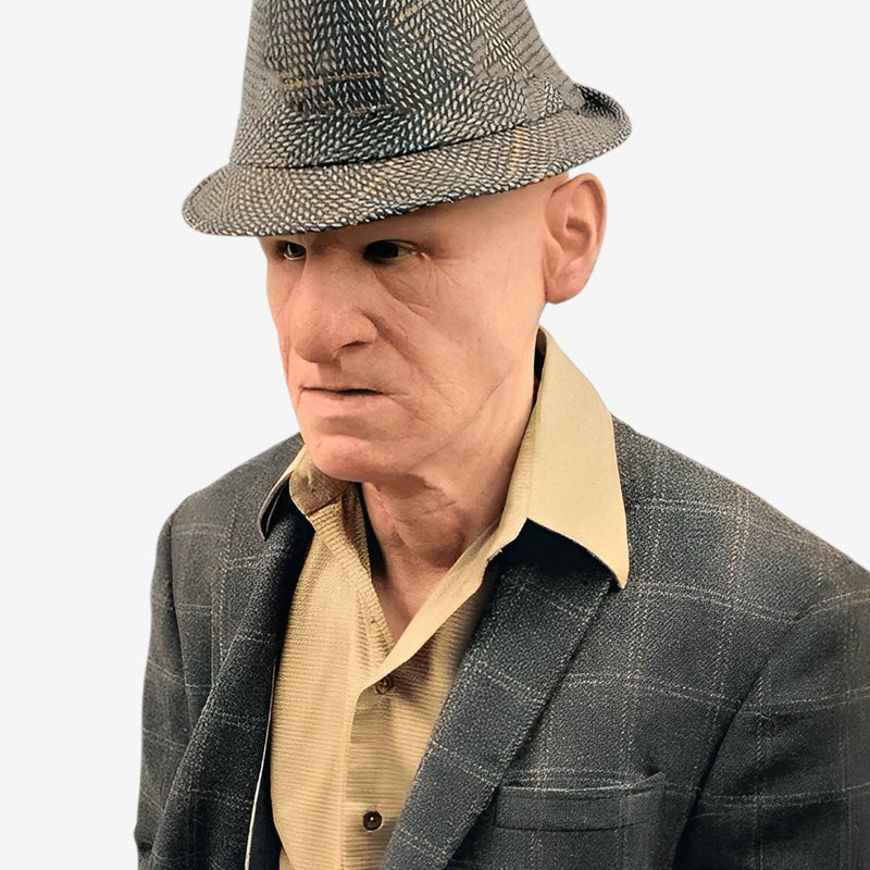 Realistic Old Man Character Mask for Halloween