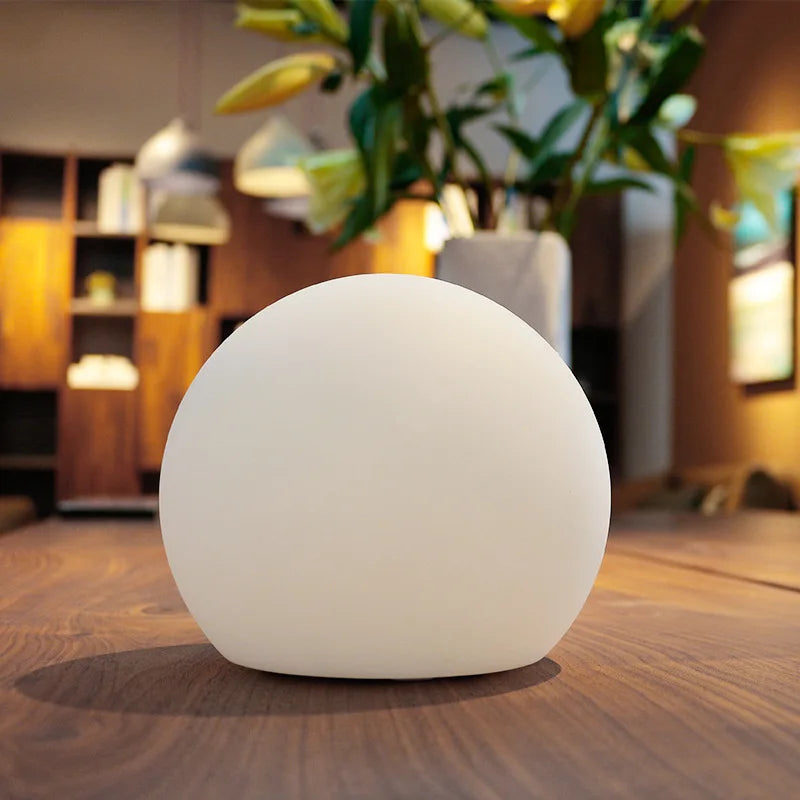 LumiSphere - Portable Color-Changing Glow with Adjustable Brightness | Remote-Controlled & Rechargeable for Wireless Use | Ambient Lighting for Bedroom, Parties or Patio