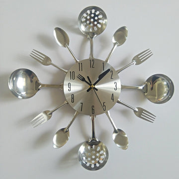 ChefTime - Creative Kitchen Utensil Wall Clock
