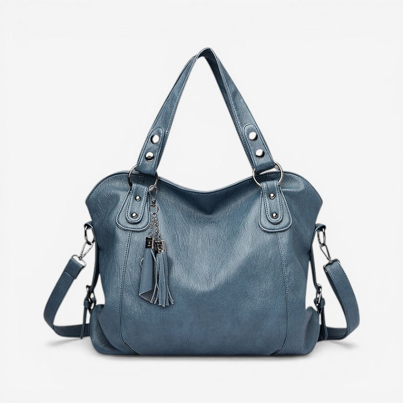 Women’s Handbag with Multiple Zipped Compartments