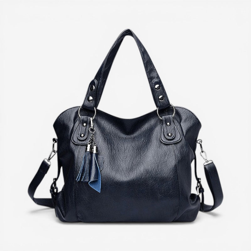 Women’s Handbag with Multiple Zipped Compartments