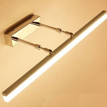 UltraSleek - Modern LED Vanity Bright Lighting | Even, High-Performance Illumination for Grooming and Daily Routines | Energy-Efficient LED with Minimalist Chrome or Gold Finish for Bathroom or Dressing Area