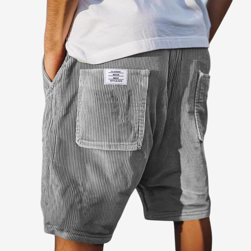 Men's Versatile Multi Pocket Drawstring Shorts