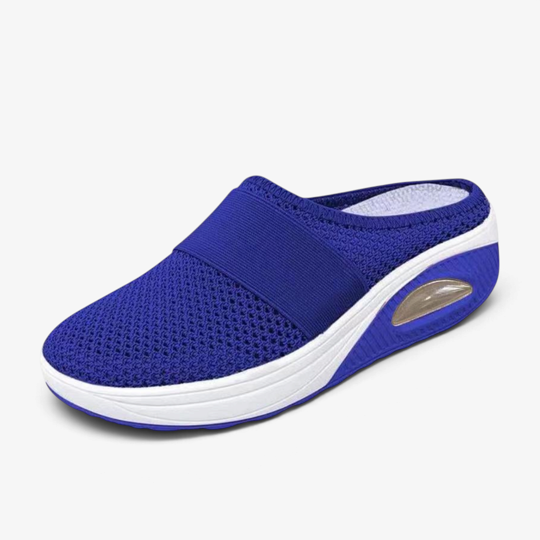 Aerovelle – Kerek orrú slip-on cipő légáteresztő hálós felsőrésszel