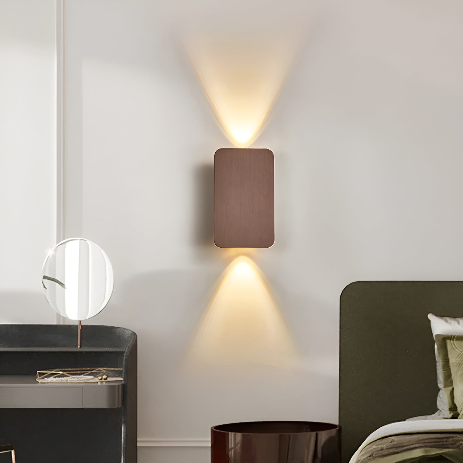 LumeEdge – Sleek Rectangular Minimalist Design with Downward Glow | Energy-Efficient Lighting for Indoor or Outdoor Walls | Modern Ambience for Hallways or Bedrooms