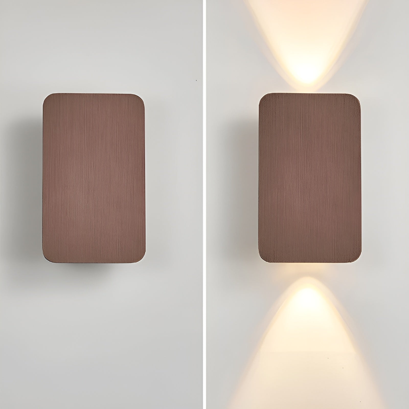 LumeEdge – Sleek Rectangular Minimalist Design with Downward Glow | Energy-Efficient Lighting for Indoor or Outdoor Walls | Modern Ambience for Hallways or Bedrooms
