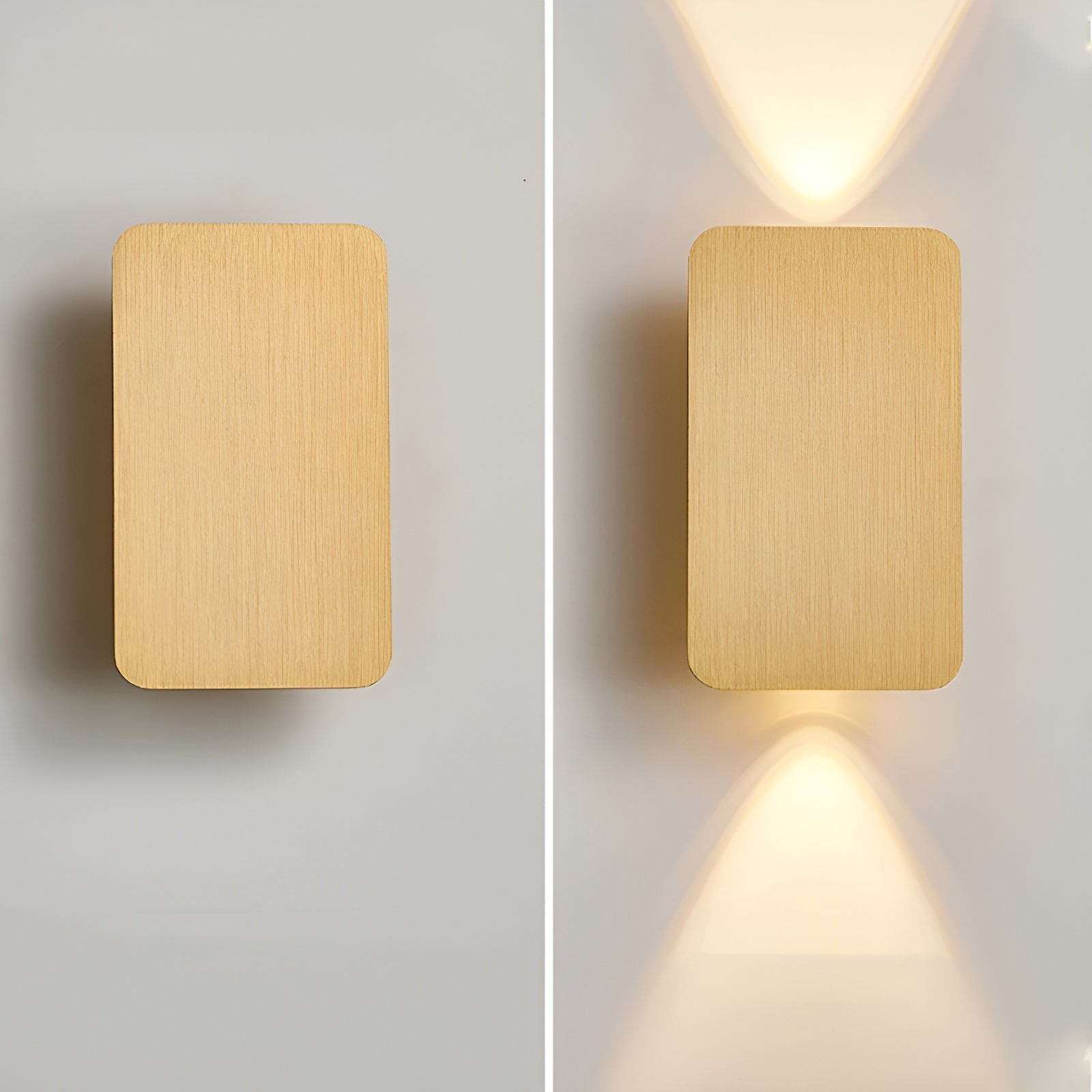 LumeEdge – Sleek Rectangular Minimalist Design with Downward Glow | Energy-Efficient Lighting for Indoor or Outdoor Walls | Modern Ambience for Hallways or Bedrooms