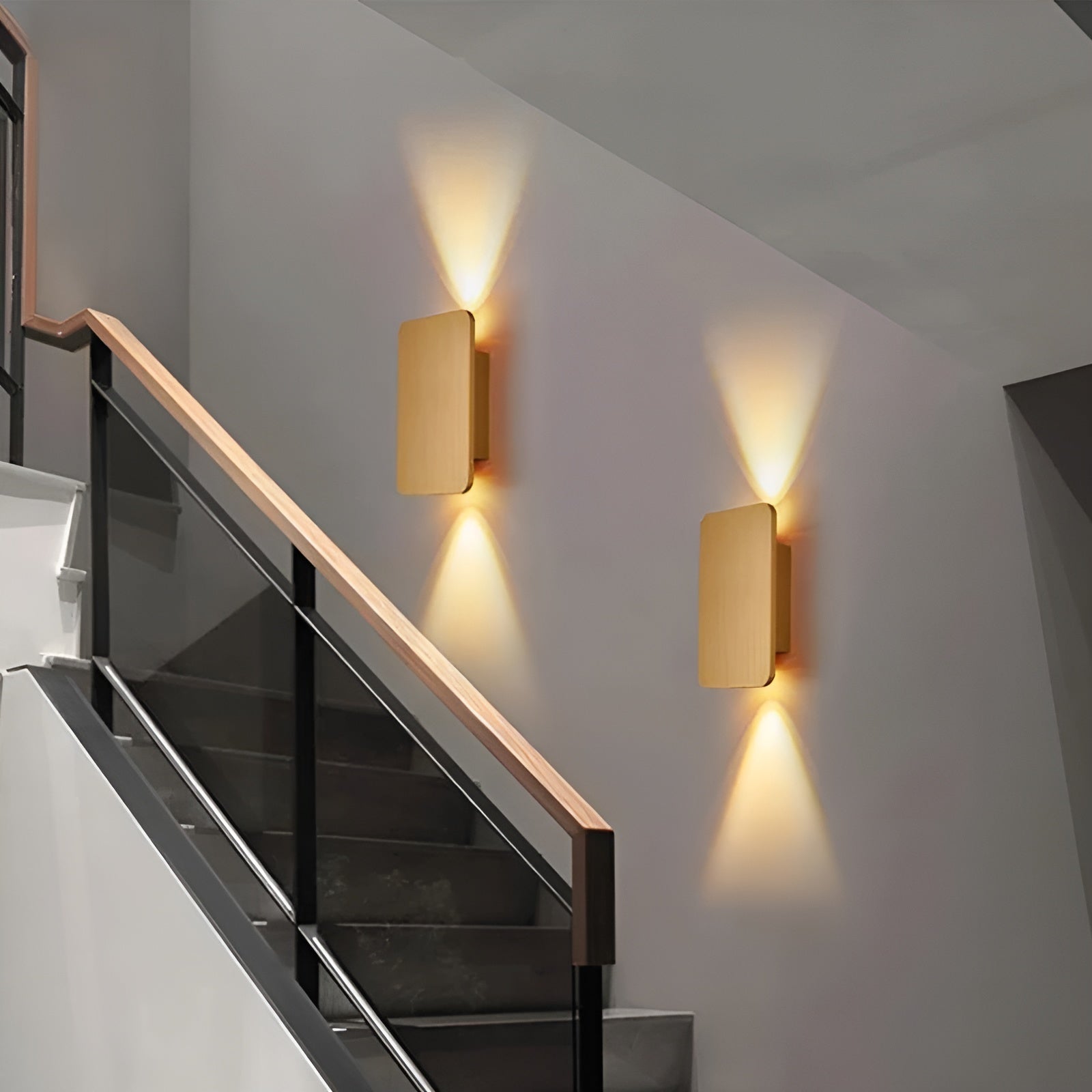 LumeEdge – Sleek Rectangular Minimalist Design with Downward Glow | Energy-Efficient Lighting for Indoor or Outdoor Walls | Modern Ambience for Hallways or Bedrooms