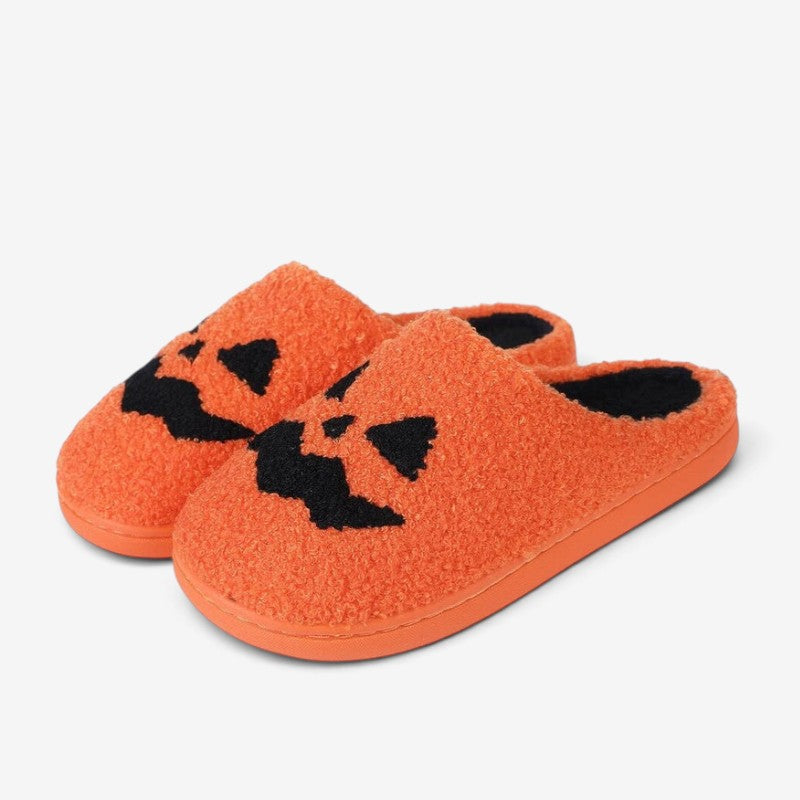 Halen - Kényelmes halloweeni papucs tökfejes mintával