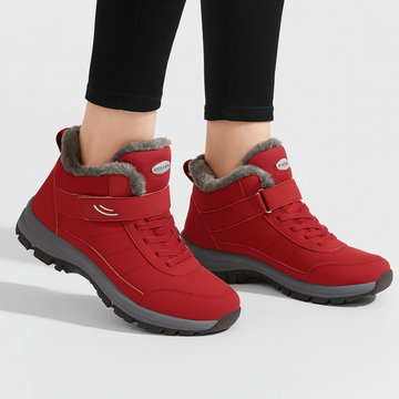 Ivy | Plush-Lined Winter High-Top Snow Sneakers for Women
