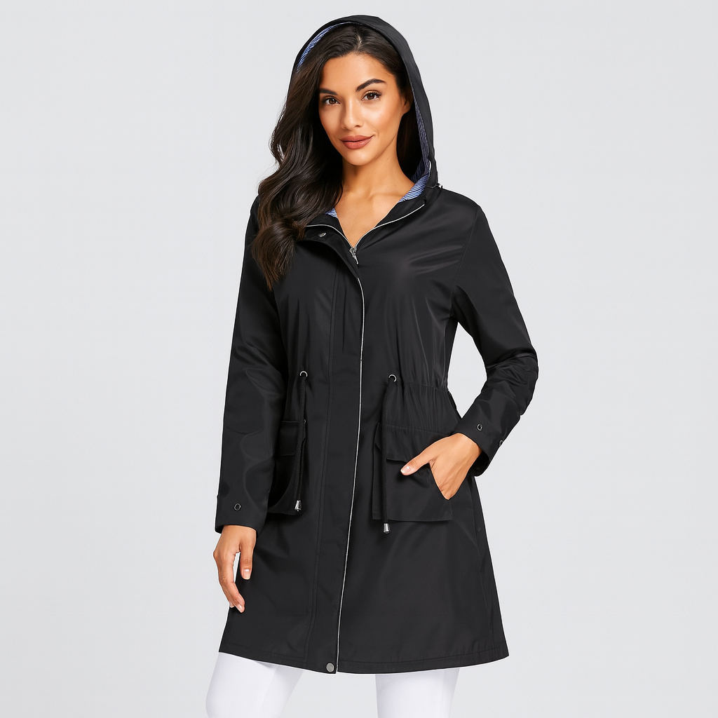 Jenna | Waterproof Trench Coat with Hood