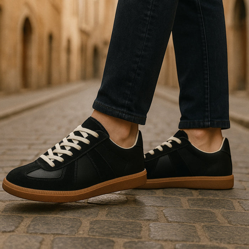 Ladies' Classic Round Toe Lace-Up Sneakers