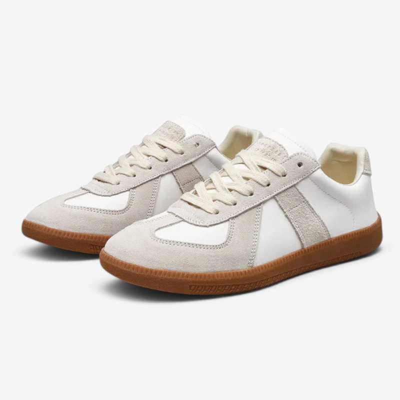 Ladies' Classic Round Toe Lace-Up Sneakers
