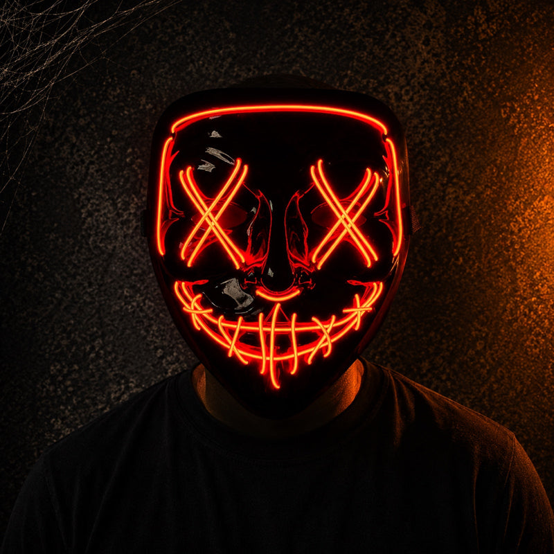 HorrorGlow - LED Mask for Halloween Events