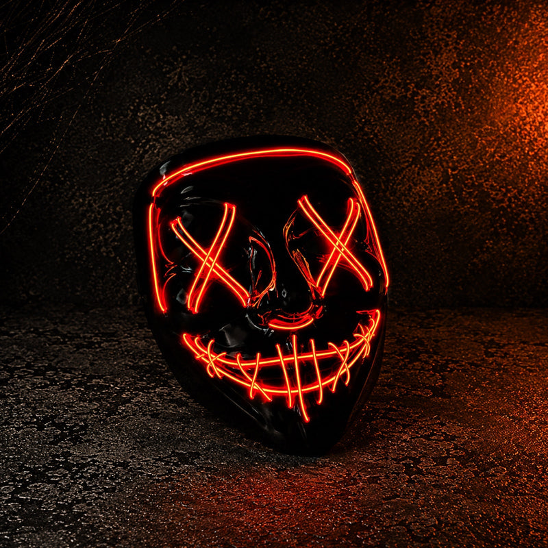 HorrorGlow - LED Mask for Halloween Events
