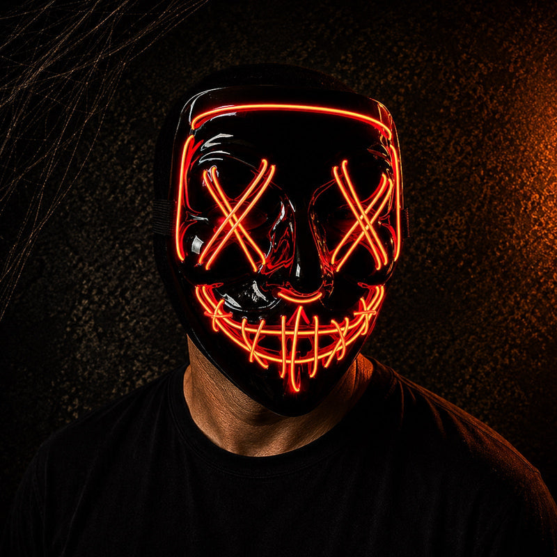 HorrorGlow - LED Mask for Halloween Events