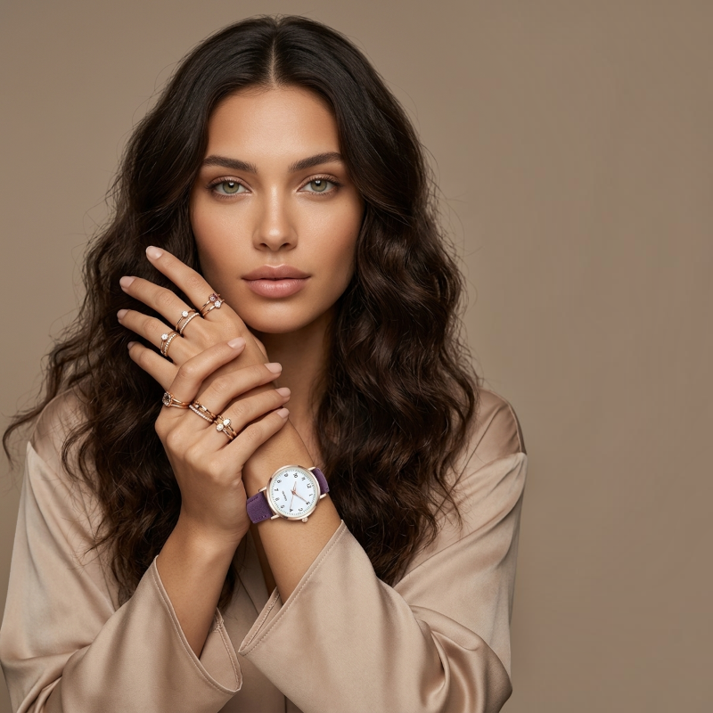 Adjustable Strap Watch with Numeric Display