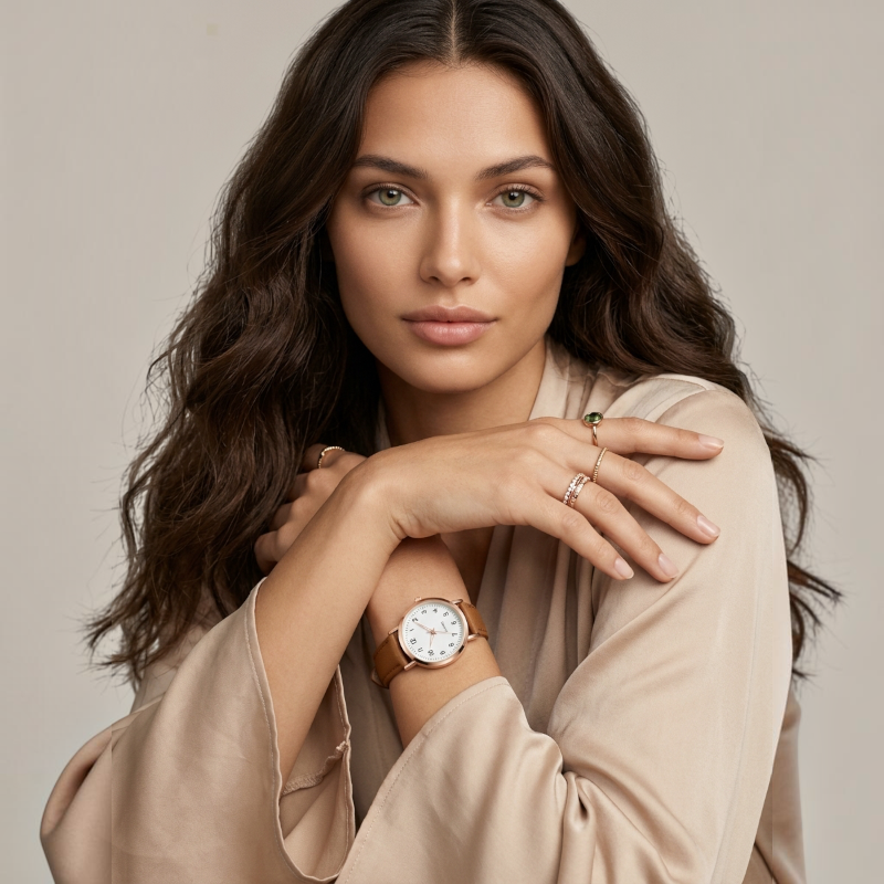 Adjustable Strap Watch with Numeric Display