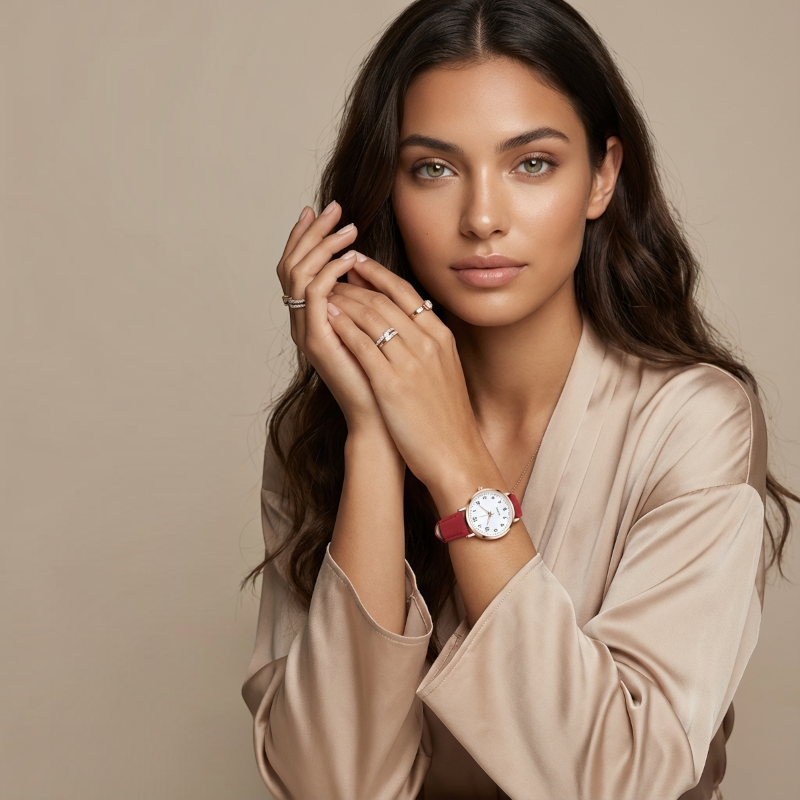 Adjustable Strap Watch with Numeric Display