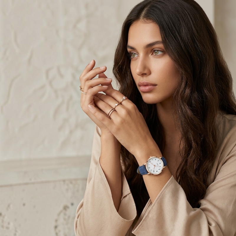 Adjustable Strap Watch with Numeric Display