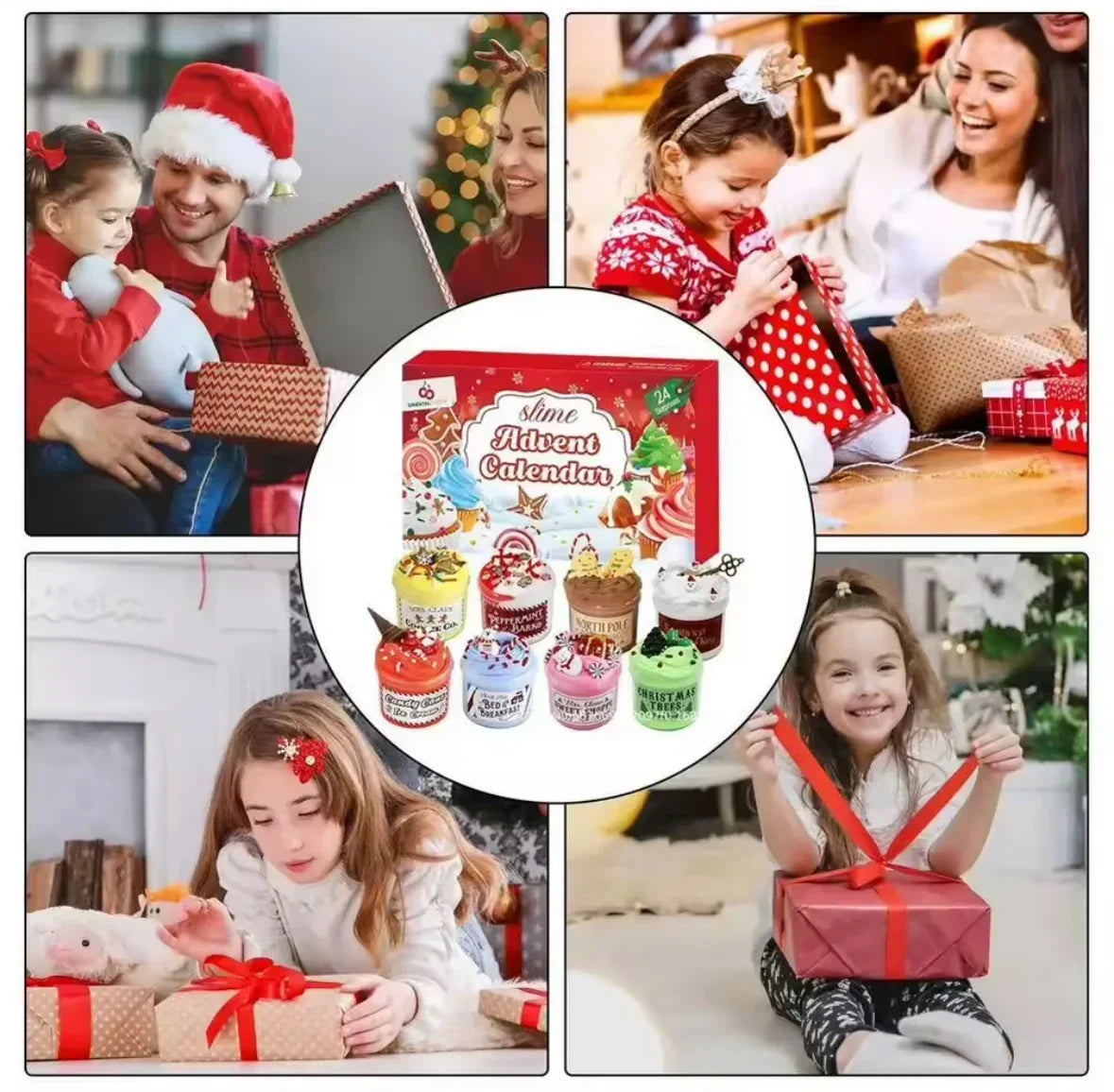 SlimePopper - 2026 Slime Adventi Naptár 24 Egyedi Slime Tartóval