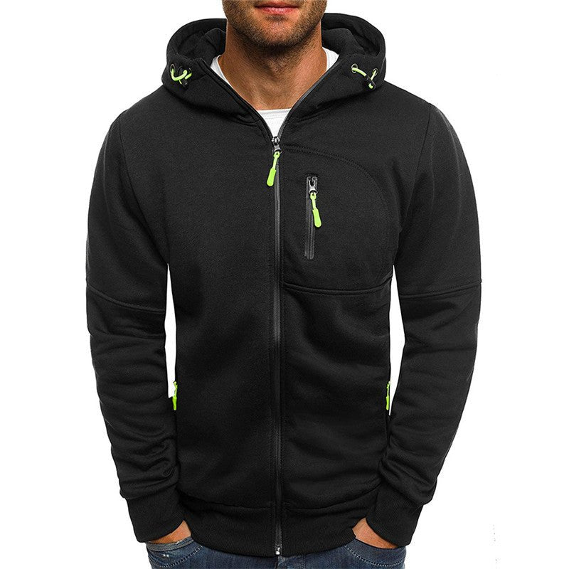 Men's Hoodie | Men's Zip-Up Hoodie | Classic Cut with Adjustable Hood | Full-Length Zipper & Practical Pockets | Casual Sports & Everyday Wear