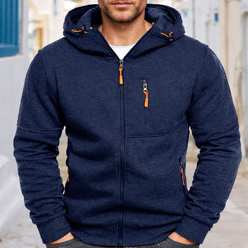 Men's Hoodie | Men's Zip-Up Hoodie | Classic Cut with Adjustable Hood | Full-Length Zipper & Practical Pockets | Casual Sports & Everyday Wear
