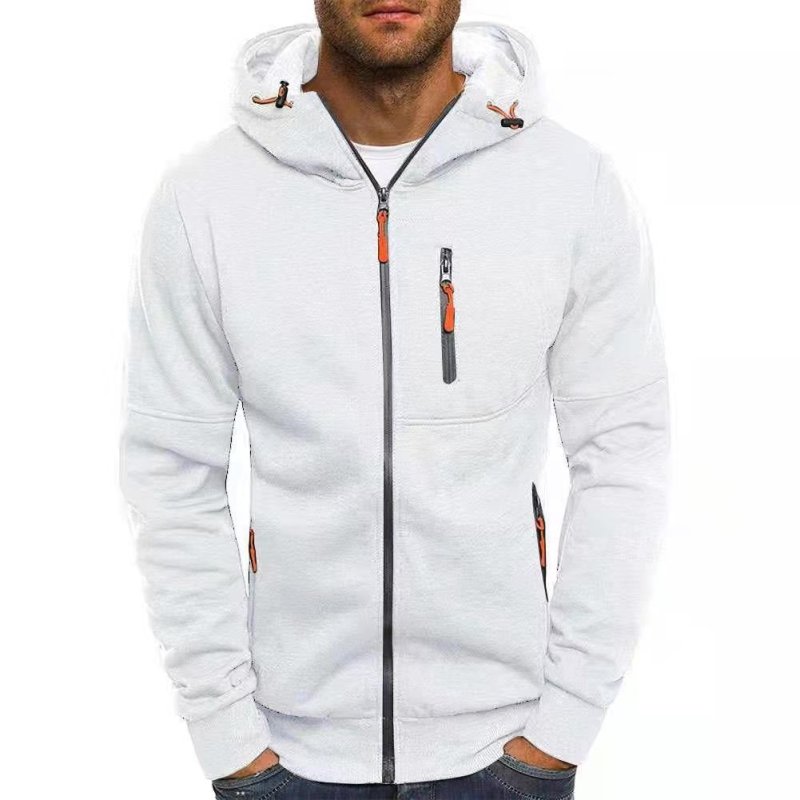 Men's Hoodie | Men's Zip-Up Hoodie | Classic Cut with Adjustable Hood | Full-Length Zipper & Practical Pockets | Casual Sports & Everyday Wear