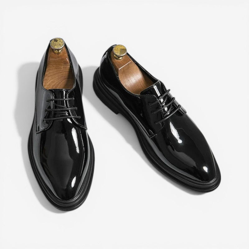 Pointed Toe Lace-Up Shoes