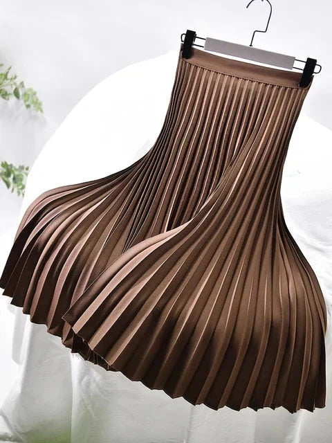 Rina Elegant Pleated Skirt for Women