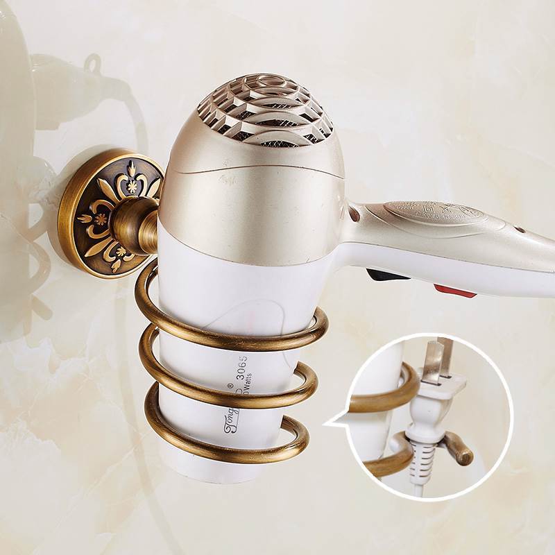 RoyalCharm - Antique Brass Bathroom Accessory Set