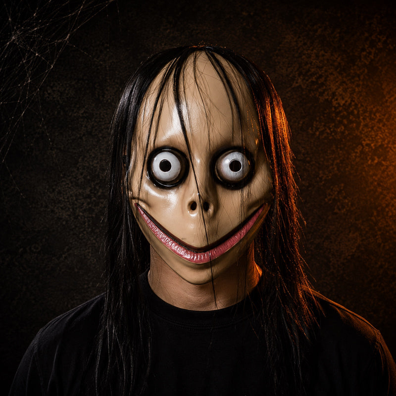 CreepyHair - Halloween Mask with Long Hair