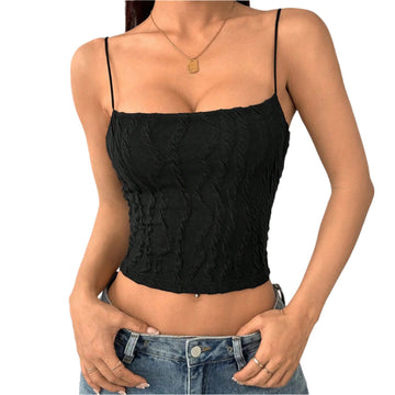 Zaria - Top with slim spaghetti straps