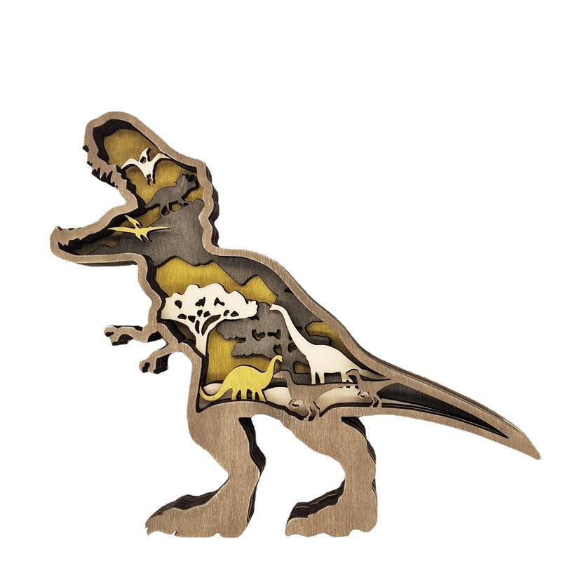 Everly 3D Handcrafted Wooden Animal Sculpture – Unique Art Decor & Gift