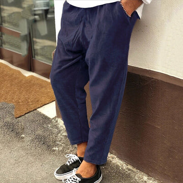 Comfortable solid-colored pants