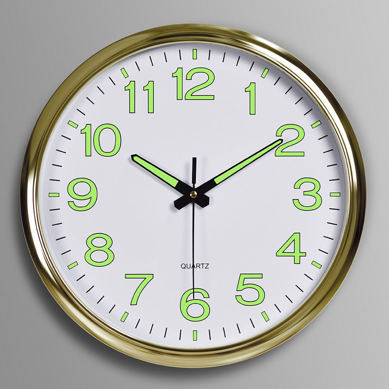 GlowDark - Stylish Wall clock Design with LED Lights in Multiple Frame Colors