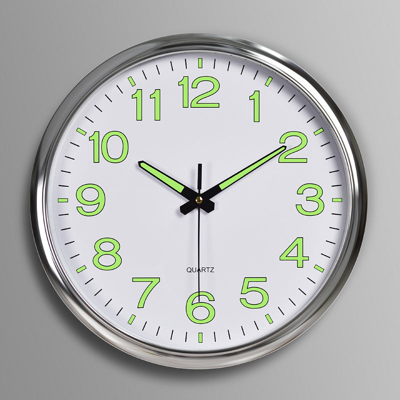 GlowDark - Stylish Wall clock Design with LED Lights in Multiple Frame Colors