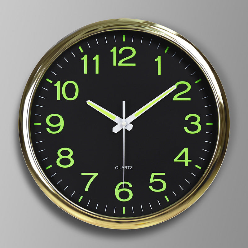 GlowDark - Stylish Wall clock Design with LED Lights in Multiple Frame Colors