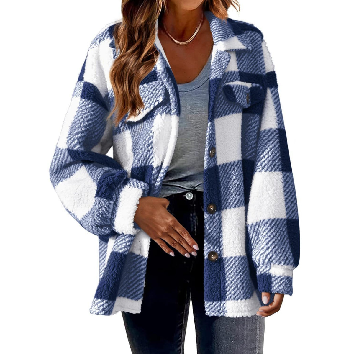 Pauline | Plush Fleece Winter Jacket for Women