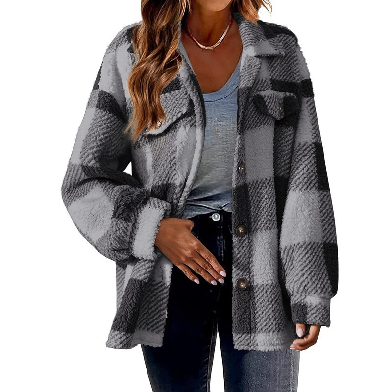 Pauline | Plush Fleece Winter Jacket for Women