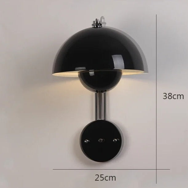 LumiShroom - Wall Light Mushroom-Inspired Design with Soft Ambient Glow | Elegant Minimalist Accent for Bedroom, Hallway, or Cozy Corner | Whimsical Decorative Lighting for Modern Interiors