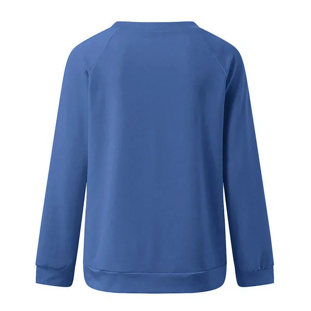 Sofia – Casual Long-Sleeve Blouse with Unique Print