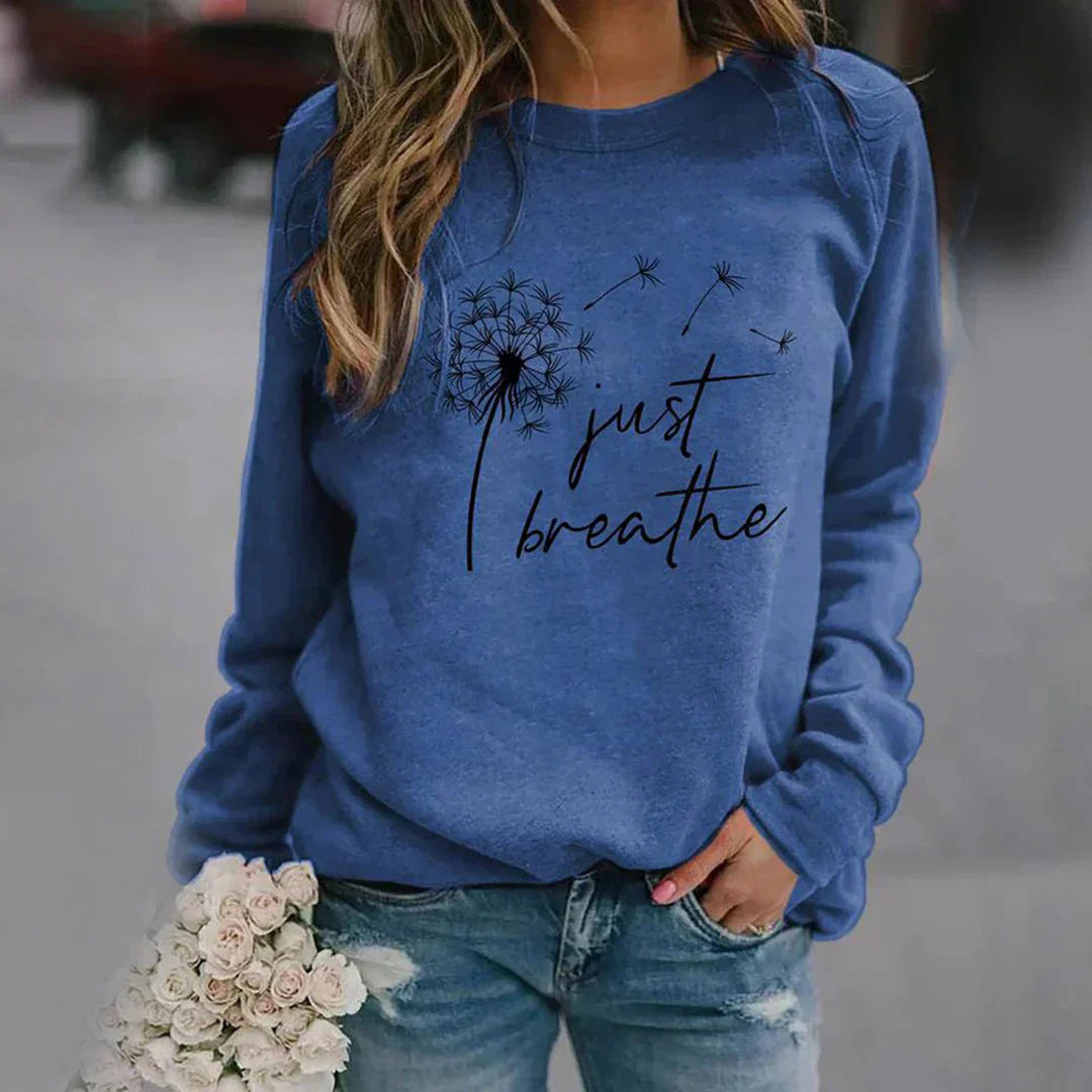 Sofia – Casual Long-Sleeve Blouse with Unique Print