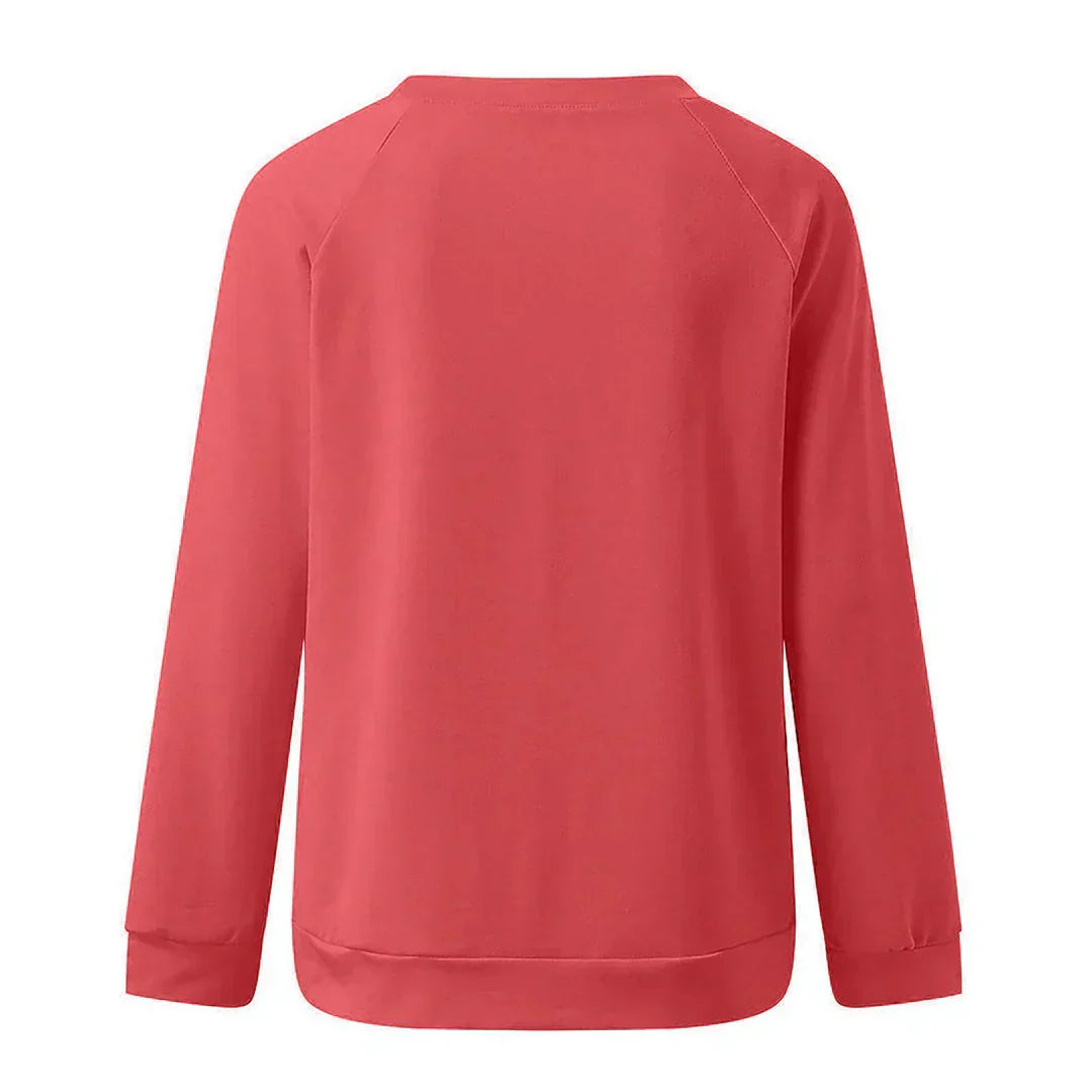 Sofia – Casual Long-Sleeve Blouse with Unique Print