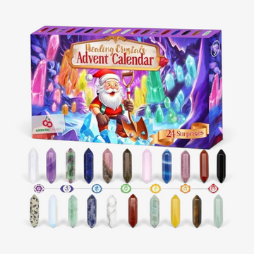 CrystalCove - Adventi naptár kristályokkal és számozott rekeszekkel