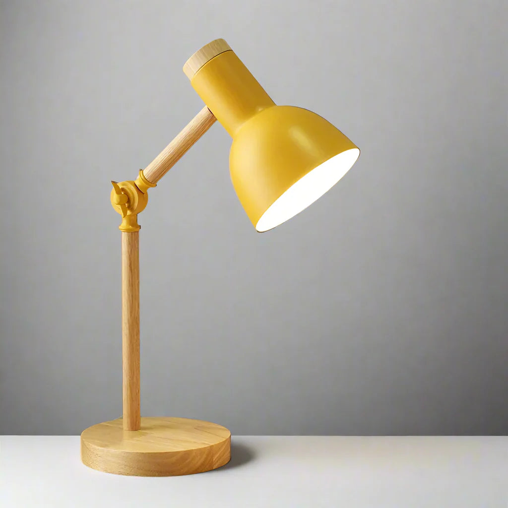 FlexiGlow - Adjustable Modern Desk Lamp Sleek Minimalist Design with Energy-Efficient LED | Customizable Arm and Head for Focused Illumination | Compact Stable Base for Office, Study, or Bedside Use